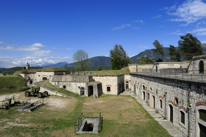 Italie, province de Vérone, Rivoli Veronese, le fort autrichien (1850) construit sur le site de la bataille napoleonienne de Rivoli