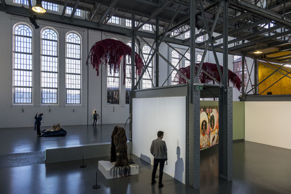 Portugal, Lisbonne, quartier de Belem, MAAT (Musée d'Art, Architecture et Technologie ou Museu de Arte, Arquitetura e Tecnologia) sur les bords du Tage, musée de l'électricité et expositions d'art moderne dans l'ancienne centrale thermique Central Tejo