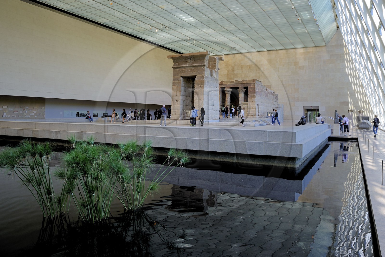 Etats-Unis, New York, Manhattan, East Side, Metropolitan Museum of art (MET), Temple de Dendur (Egypte)