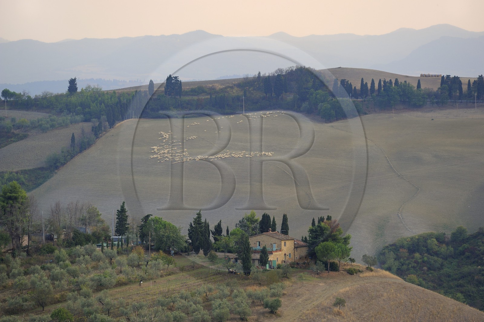 Italie, Toscane, Val di Cecina, la campagne autour de Volterra