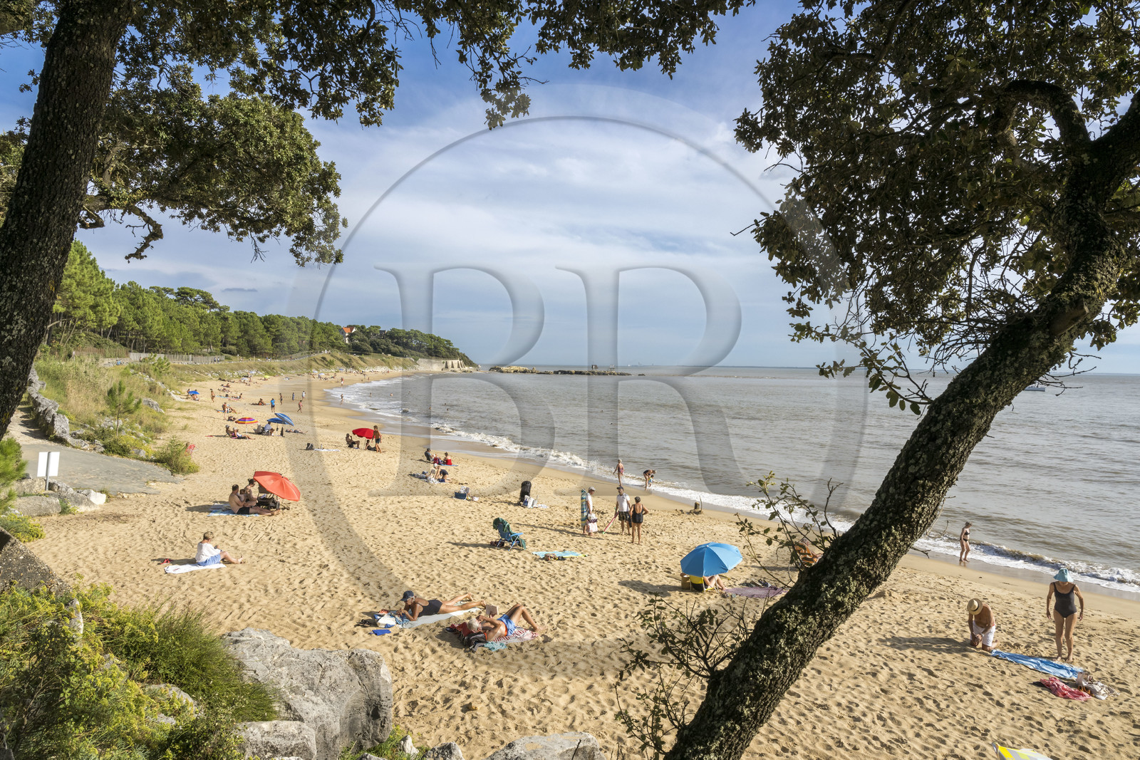 France, Charente-Maritime (17), région de Royan, Saint-Palais-sur-Mer, plage du Platin