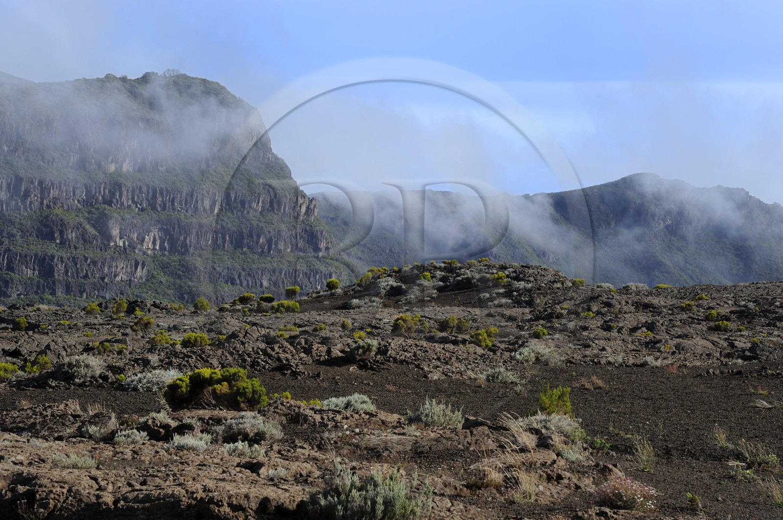 France, île de la Réunion, volcan du Piton de la Fournaise, classé Patrimoine Mondial de l'UNESCO, la Plaine des Sables