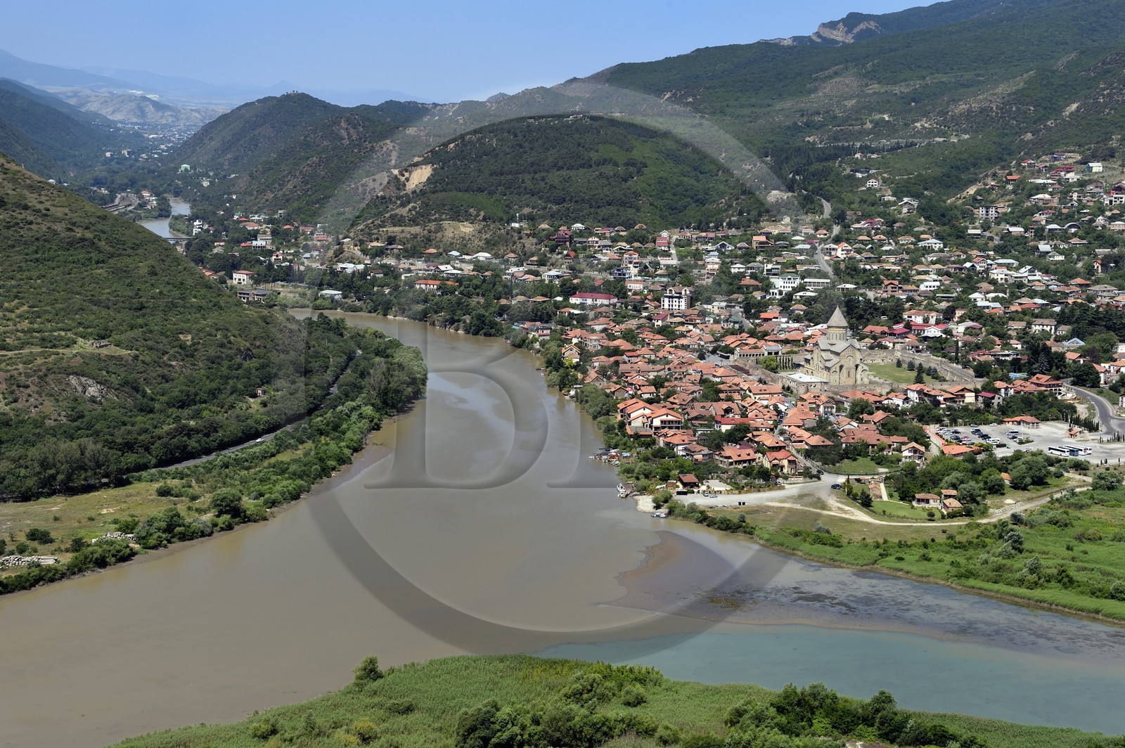 Georgia, Mtskheta Mtianeti region, Mtskheta, Svetitskhoveli cathedral, listed as World Heritage by UNESCO