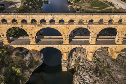 France, Gard,  (aerial view)