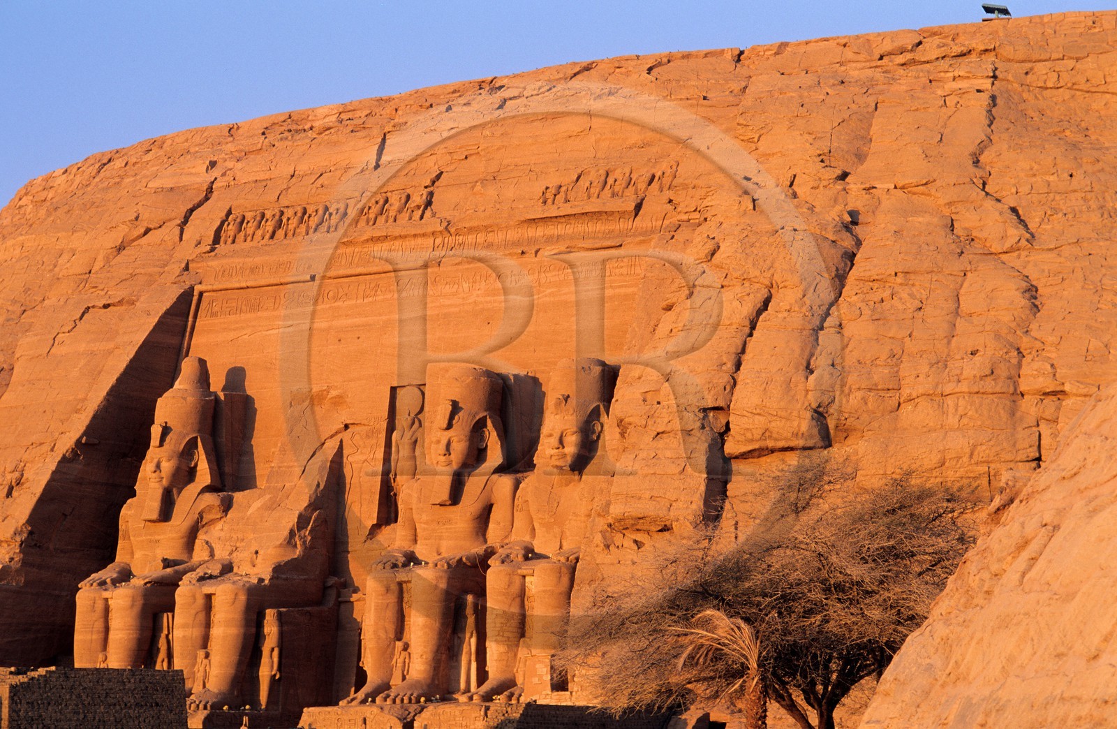 Egypt, Nubia, Abu Simbel, site listed as World Heritage by UNESCO, temple of Ramesses II