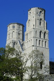 France, Seine-Maritime (76), Pays de Caux, Jumièges, abbaye Saint-Pierre de Jumièges fondée au VIIe siècle