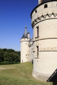 France, Loir-et-Cher (41), Vallée de la Loire classée Patrimoine Mondial de l'UNESCO, château de Chaumont-sur-Loire