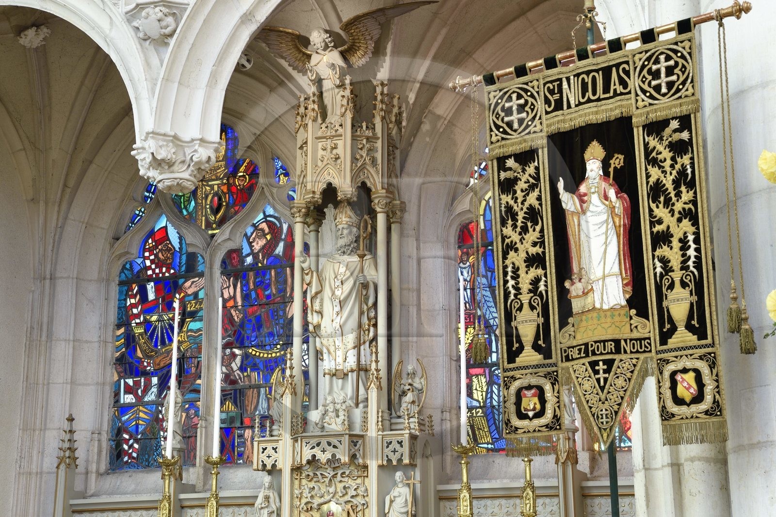 France, Meurthe-et-Moselle, Saint Nicolasde Port, Basilica of Saint Nicolas, Saint Nicolas chapel with his representation