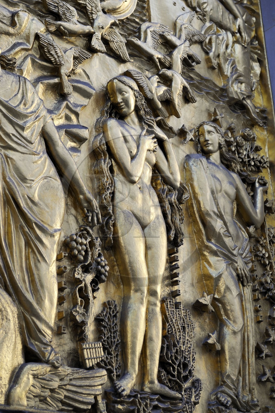 Etats-Unis, New York, Manhattan, Midtown, 5e Avenue, Rockefeller Center, fresque