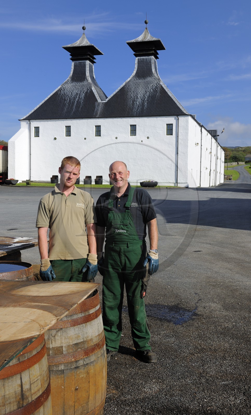 Royaume-Uni, Ecosse, Hébrides intérieures, Ile de Islay, Port Ellen, distillerie de whisky Ardbeg