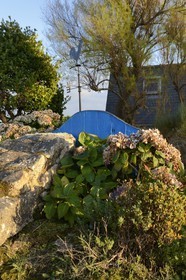 France, Finistere, the regional natural park of Armorica, Iroise sea, Ouessant island, Biosphere reserve (UNESCO), weathercock