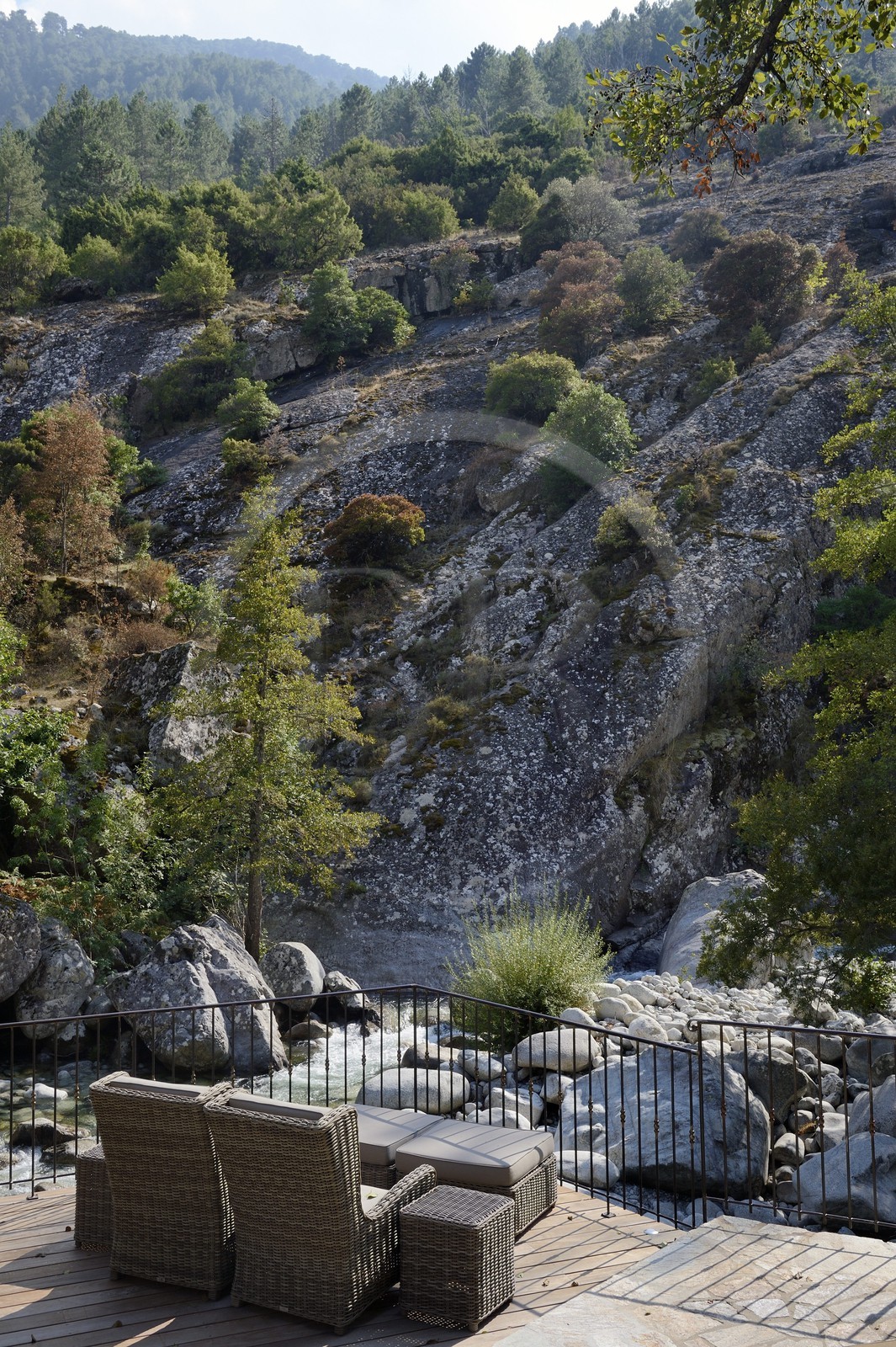 France, Haute Corse, Corte, Restonica valley, Hotel Colonna
