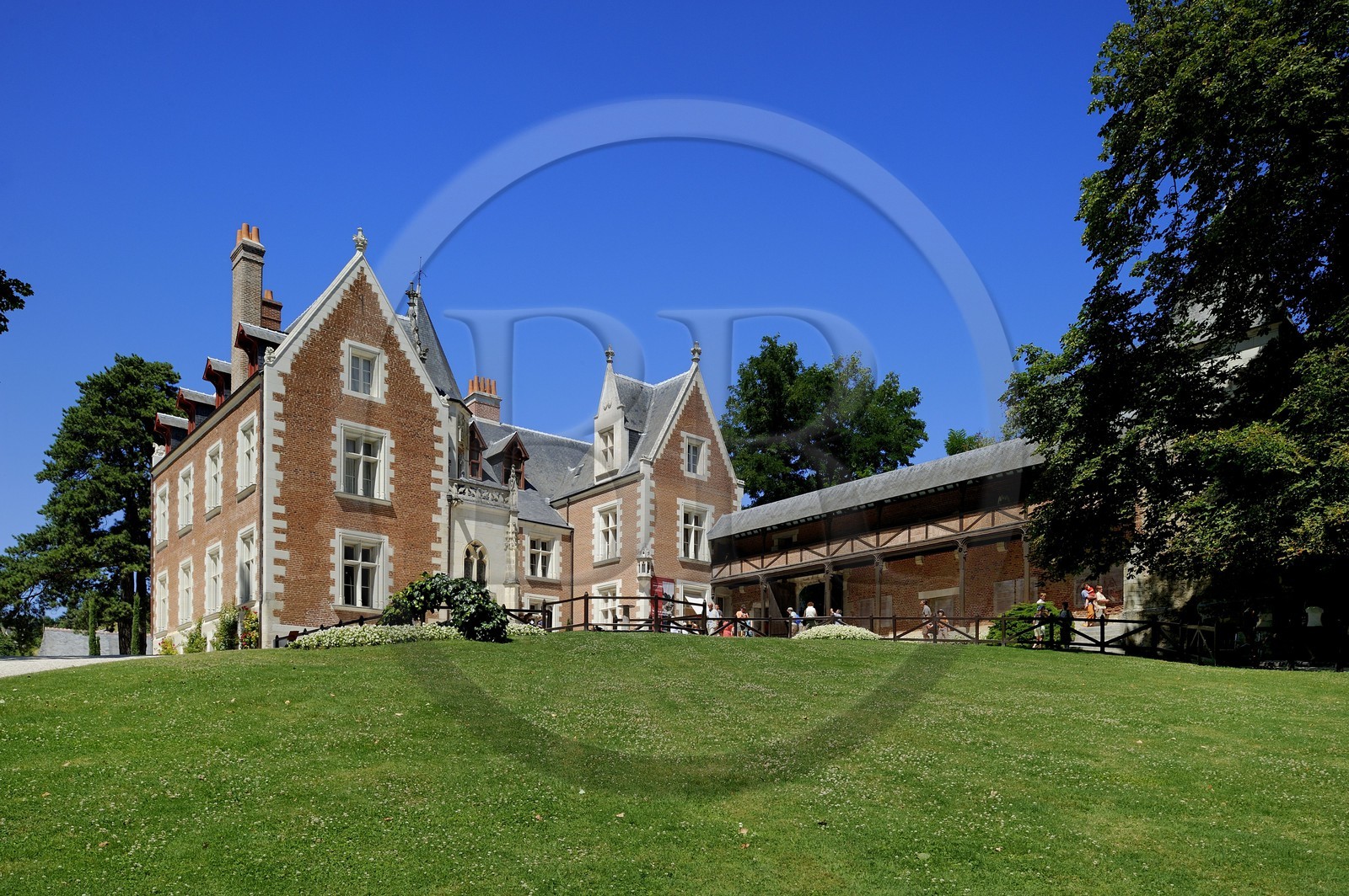 France, Indre et Loire, Amboise, Loire Valley listed as World Heritage by UNESCO, Le Clos Luce castle, Leonardo Da Vinci park (Leonardo Da Vinci's last house)