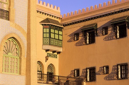 Tunisie, sud tunisien, Tozeur, hôtel Dar Cheraït, palace 5 étoiles