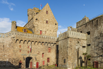 France, Ille et Vilaine, Cote d'Emeraude (Emerald Coast), Saint Malo, the town hall located in the castle