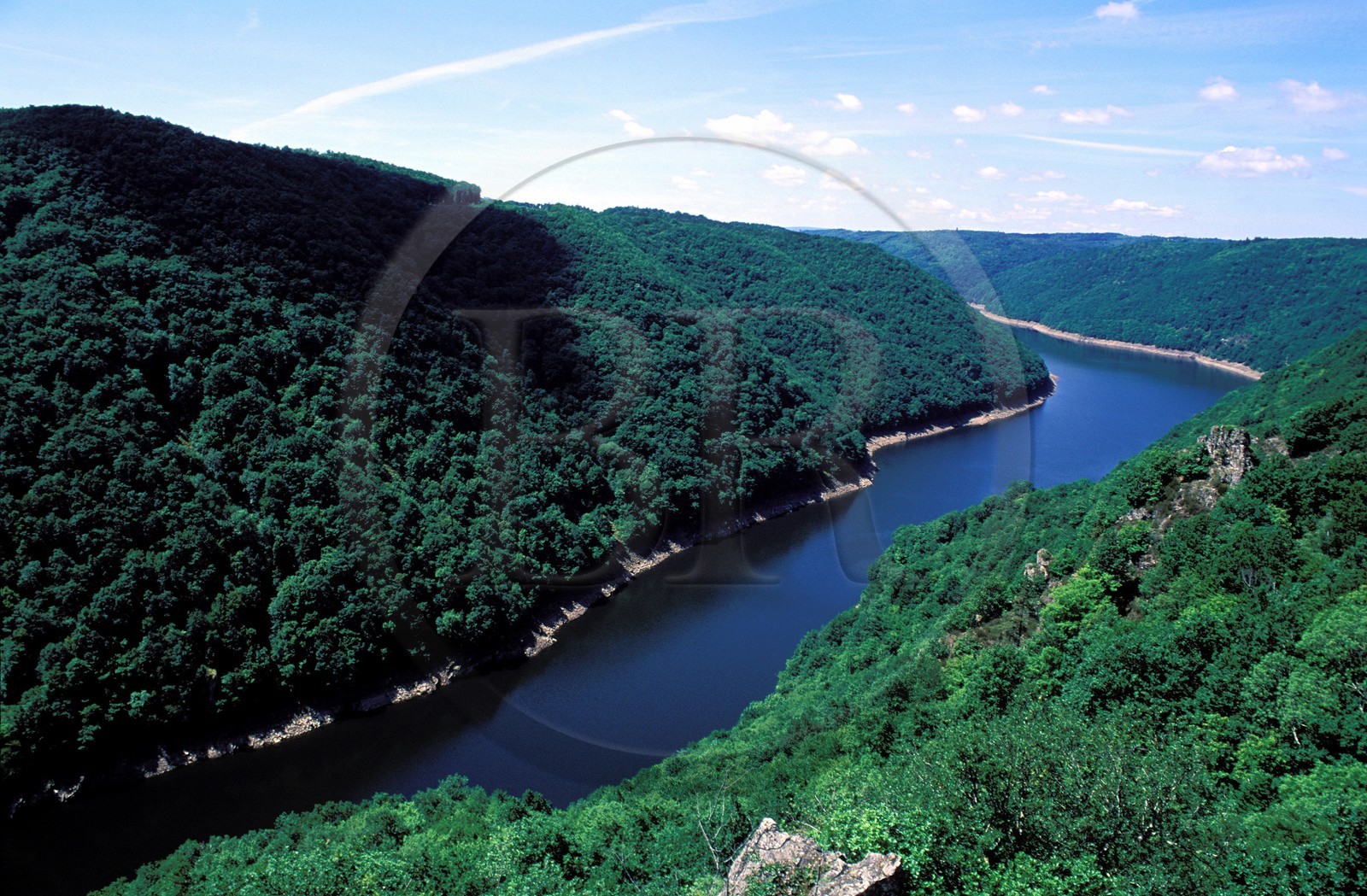 France, Correze, the Dordogne river