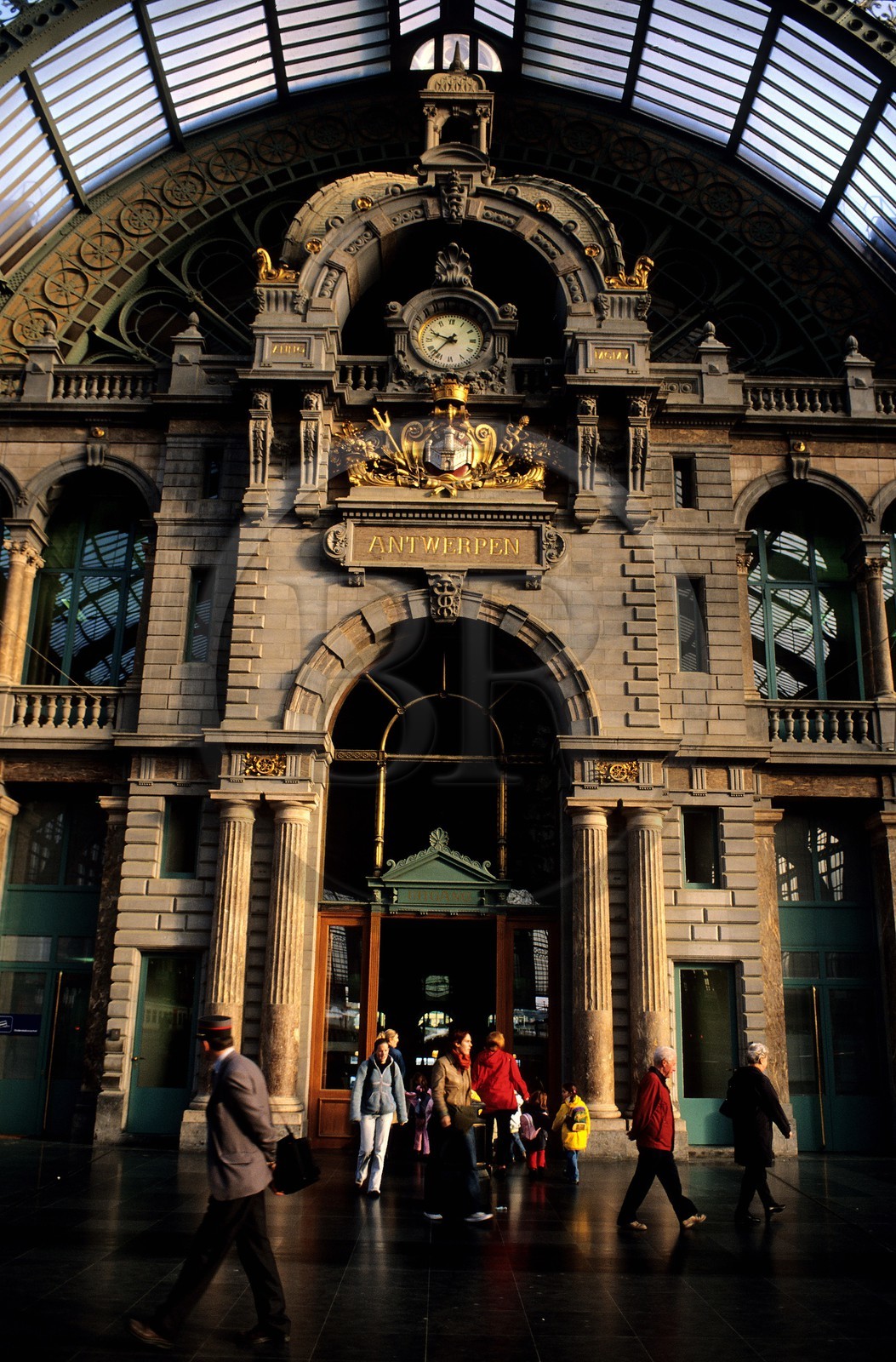 Belgique, Flandre, Anvers (Antwerpen), la gare centrale