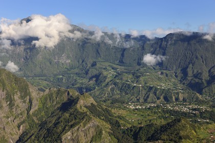 France, île de la Réunion, cirque de Salazie, classé Patrimoine Mondial de l'UNESCO