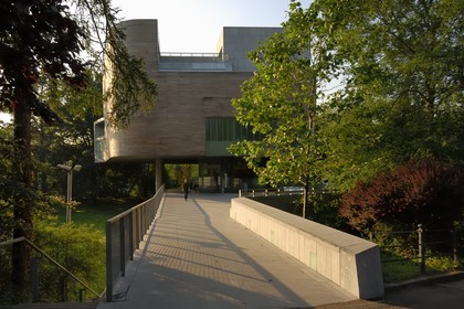 Irlande, Cork, University College Cork, la Glucksman Gallery (art contemporain) par les architectes O'Donnell & Tuomey