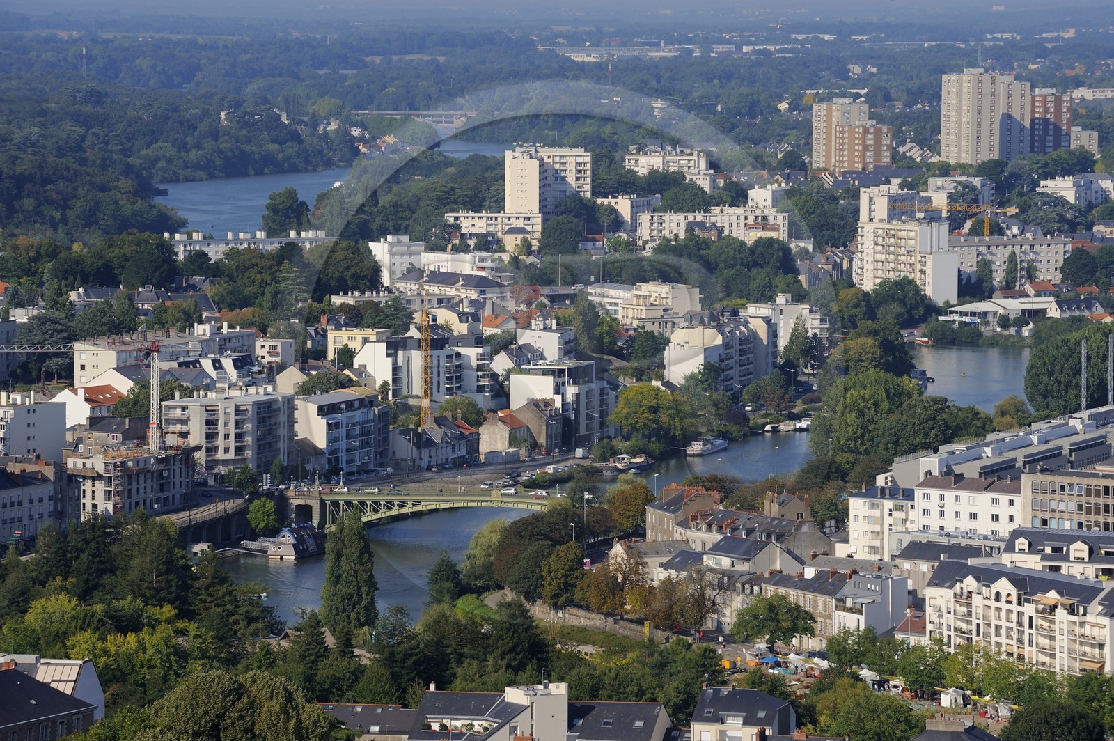 France, Loire-Atlantique (44), Nantes, la rivière Erdre
