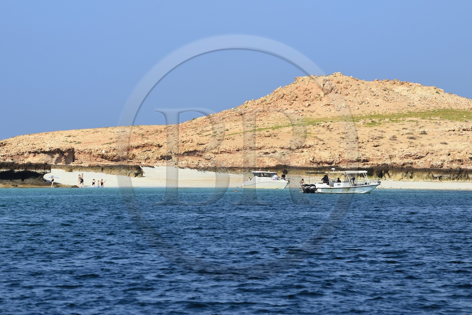 Sultanat d'Oman, gouvernorat de Mascate, réserve naturelle des Iles Daymaniyat, plage
