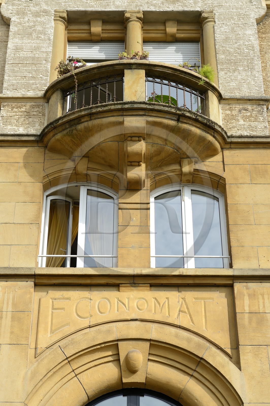France, Moselle (57), Vallée de la Fensch, Nilvange, ancien Economat de la cité ouvrière