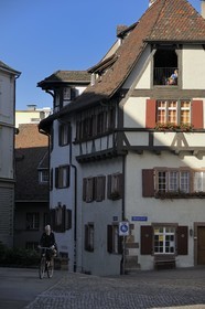 Switzerland, Basel, square of the Cathedral, Münsterplatz