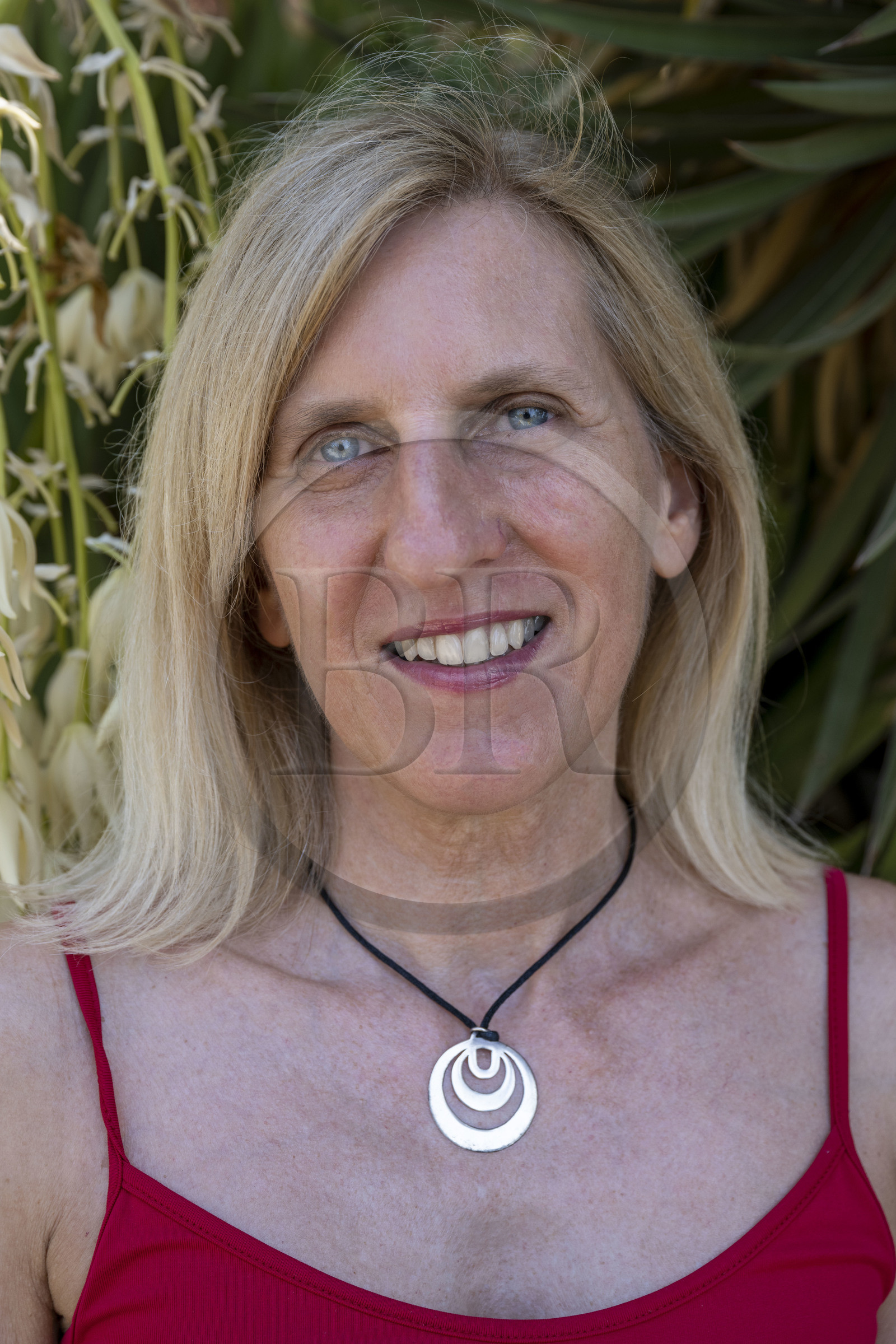 Italy, Liguria, Province of Imperia, Ventimiglia, Hanbury Botanical Garden, Daniela Guglielmi who works for the Botanical Garden and who was born here, these parents lived on site being the caretakers