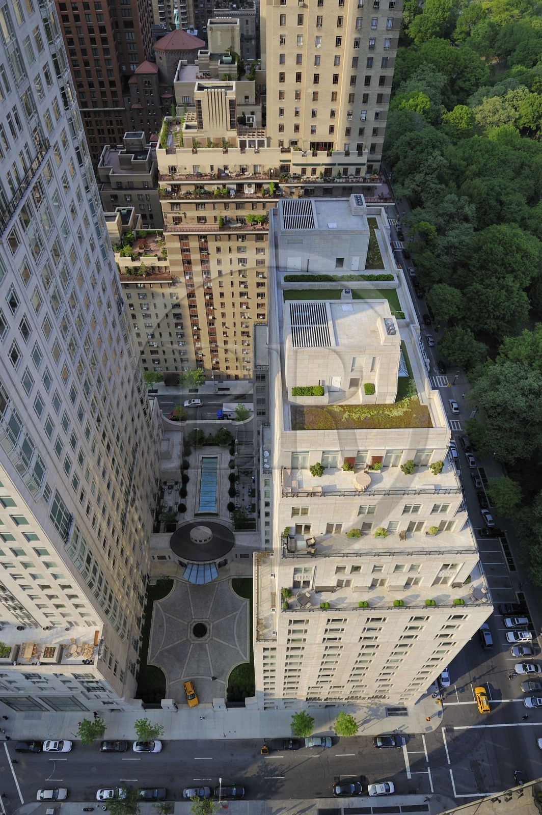 Etats-Unis, New York, Manhattan, immeuble en bordure de Central Park west