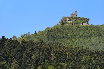 France, Bas Rhin, Moselle, Dabo Rock, bell tower of the Saint Leon chapel