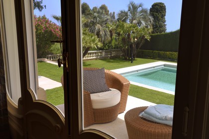 France, Alpes-Maritimes (06), Cannes, la villa La Californie où vécu Pablo Picasso, aujourd'hui renommé le Pavillon de Flore par Marina Picasso