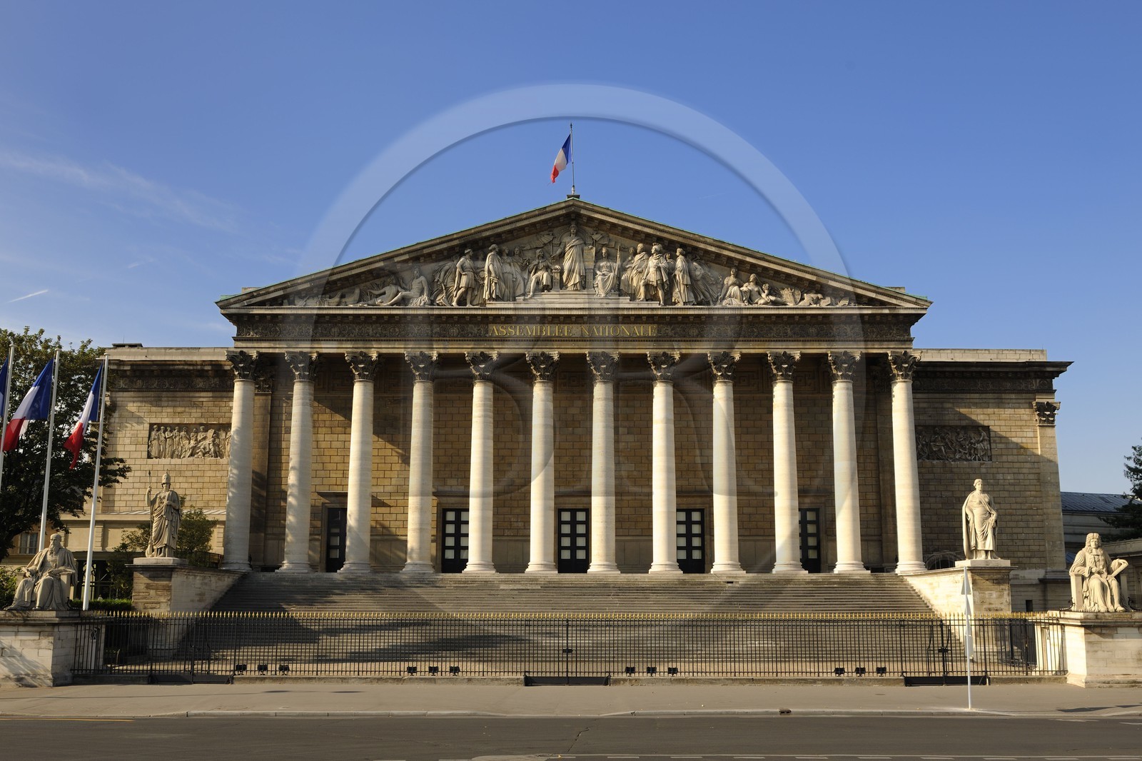 France, Paris (75), Le Palais Bourbon siège de l'Assemblée Nationale