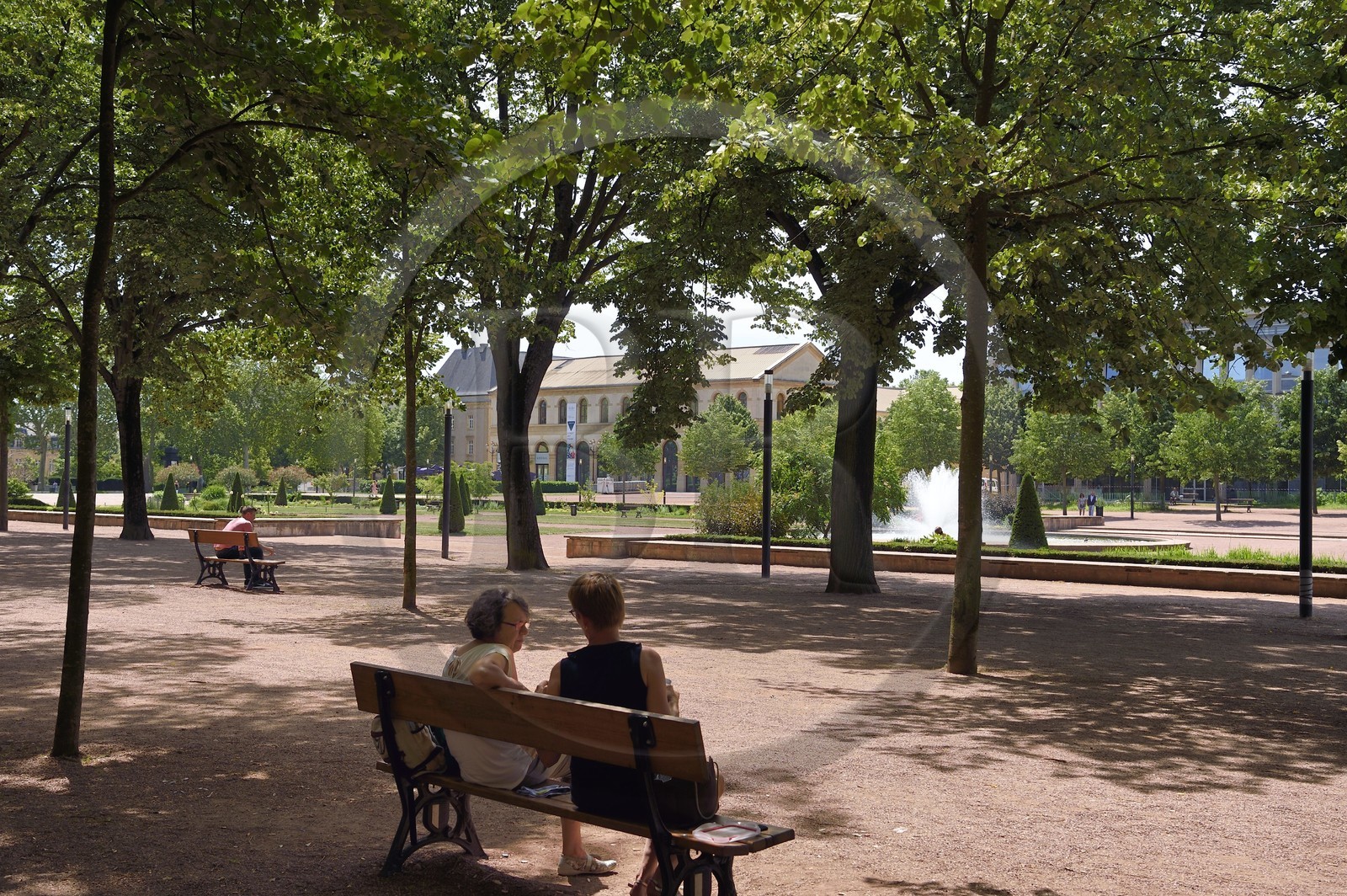 France, Moselle, Metz, the gardens of the Esplanade
