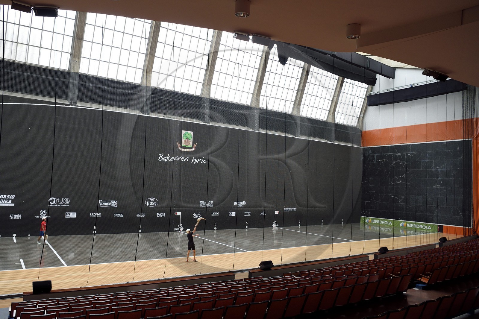 Spain, Basque Country, Biscay Province, Gernika-Lumo, cesta punta at the Jai Alai