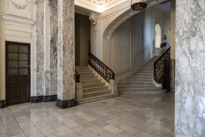 France, Alpes-Maritimes (06), Menton, l'ancien palace l'Imperial (1913) transformé en appartements privés