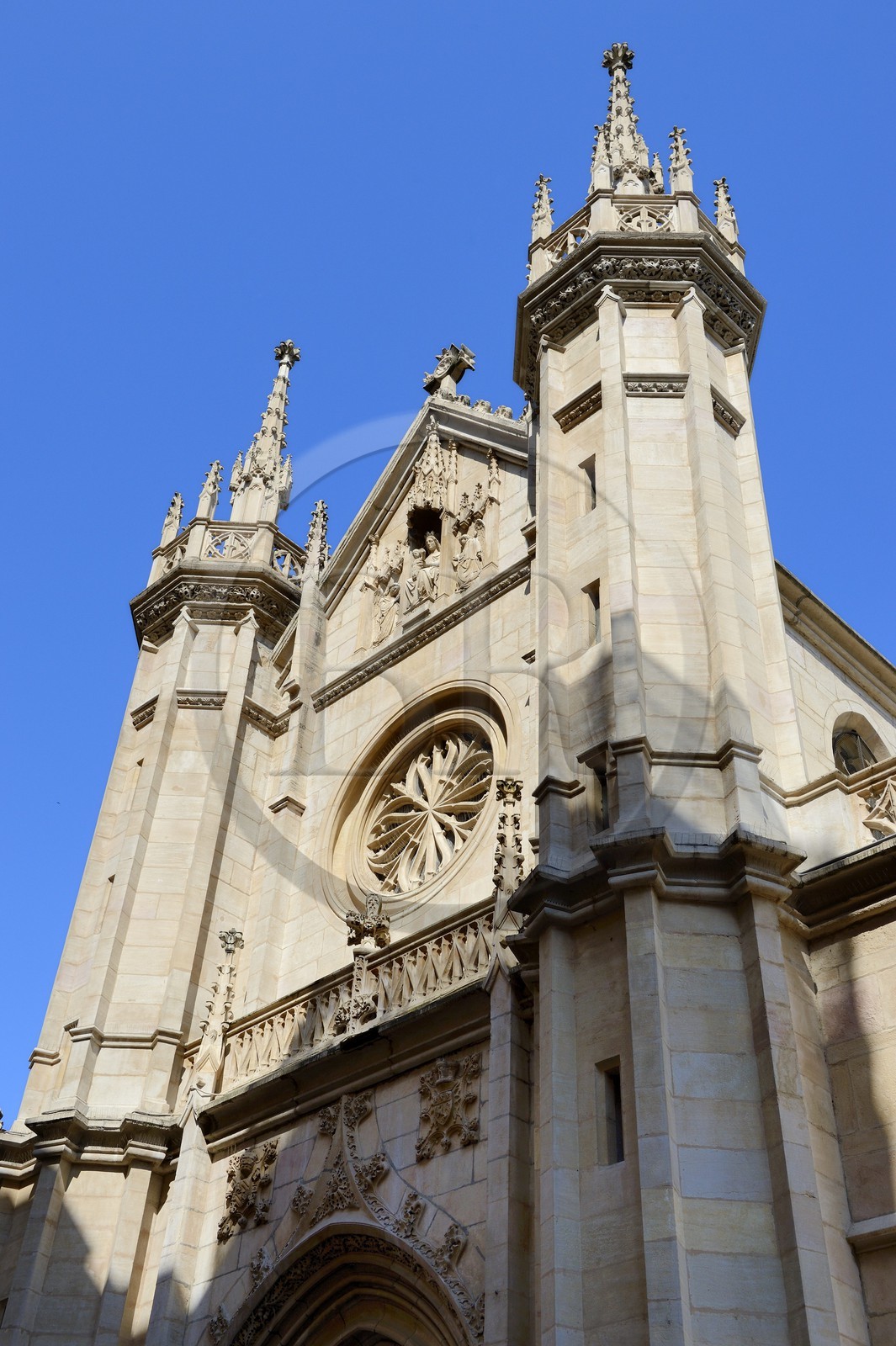 France, Rhône (69), Lyon, site historique classé Patrimoine Mondial de l'UNESCO, Vieux Lyon, l'église Saint Georges