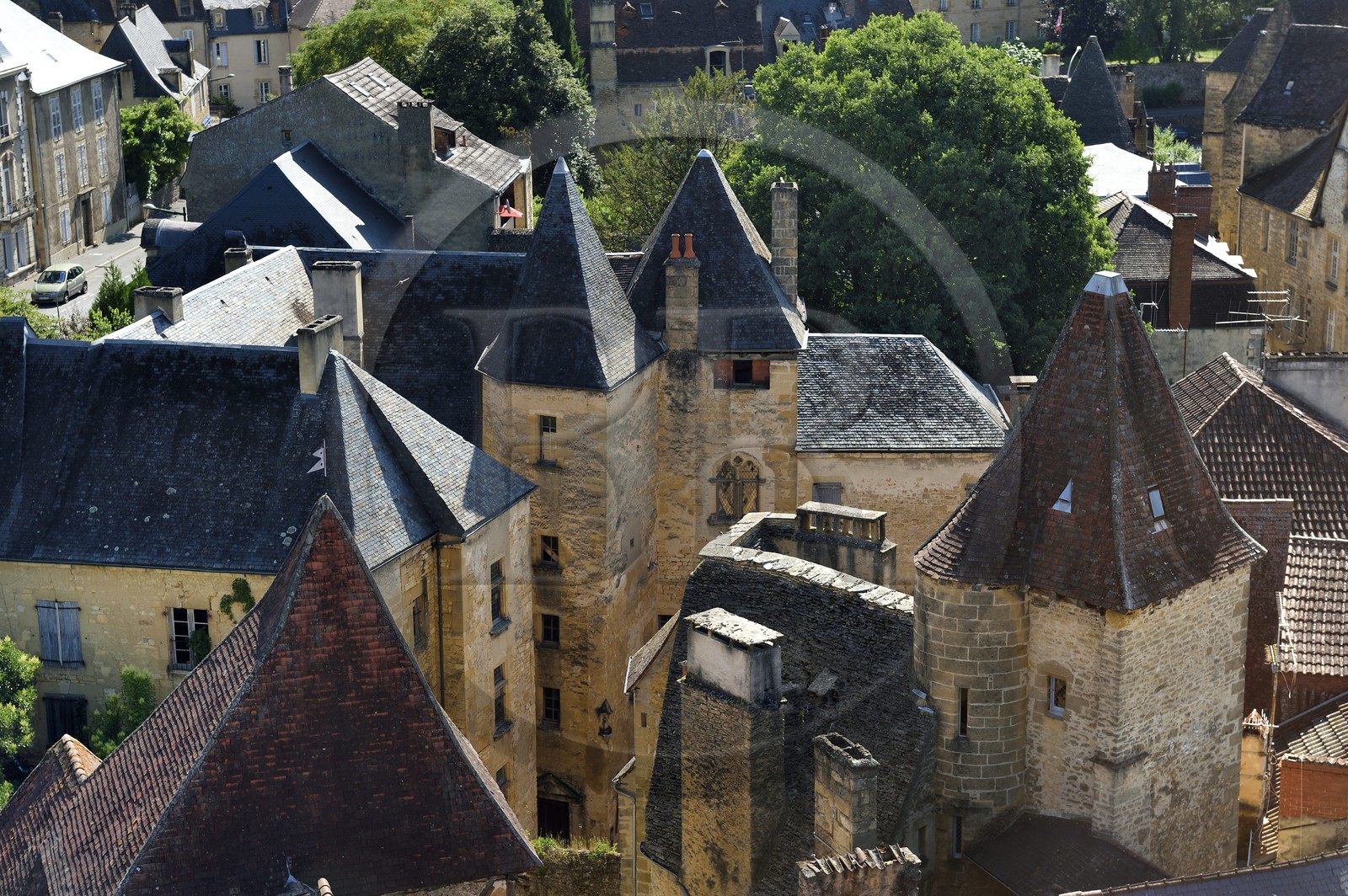 France, Dordogne (24), Périgord Noir, vallée de la Dordogne, Sarlat-la-Canéda, hotel particulier Gérard du Barry du XVème siècle
