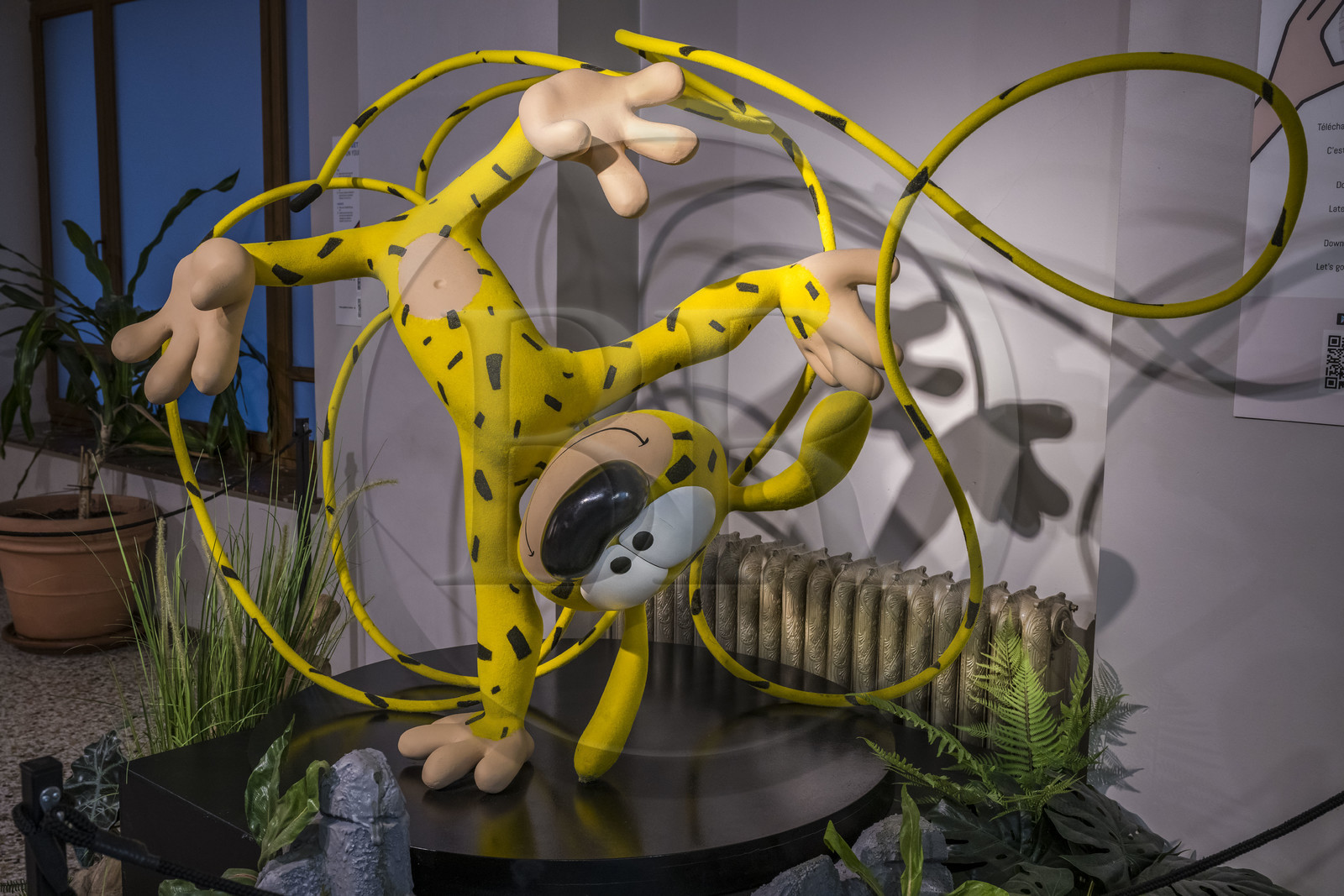 Belgique, Bruxelles, Centre belge de la bande dessinée (Musée de la BD) installé dans un batiment Art nouveau conçu par Victor Horta en 1906, le Marsupilami