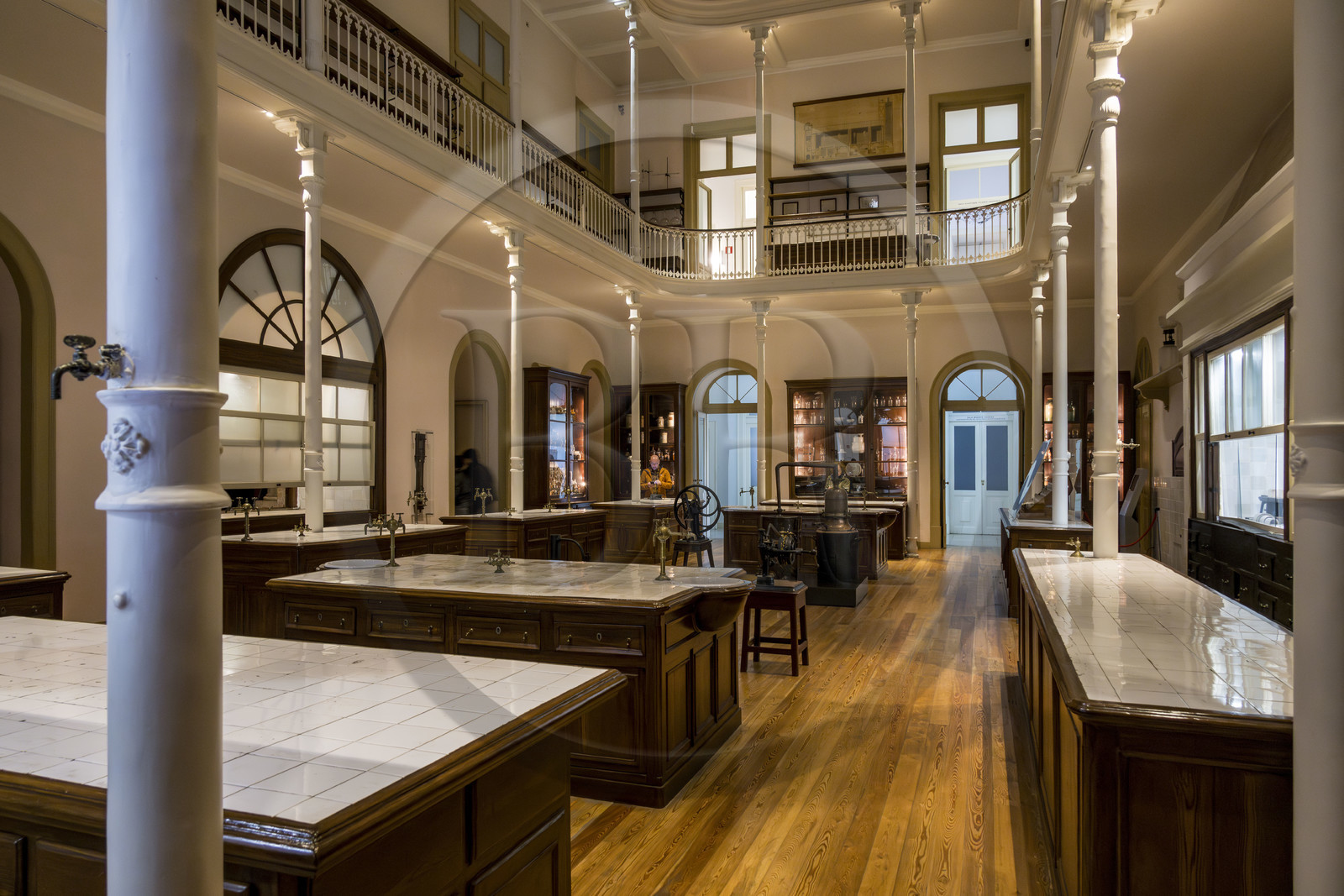 Portugal, Lisbon, National Museum of Natural History and Science (Museu Nacional de Historia Natural e da Ciencia), old chemistry laboratory