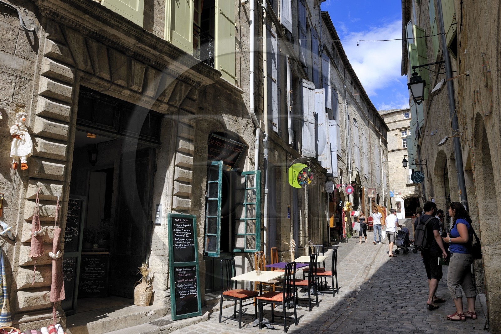 France, Hérault (34), Pézenas, vieille ville, rue de la Foire
