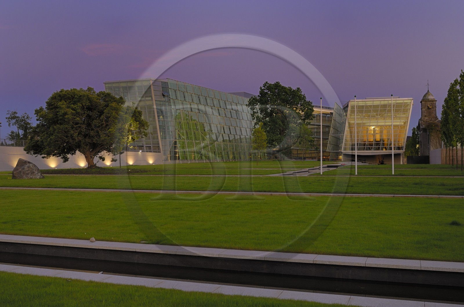 Irlande, Comté de Kildare, Naas, le Kildare County Council (architectes  Heneghan.Peng Architects)