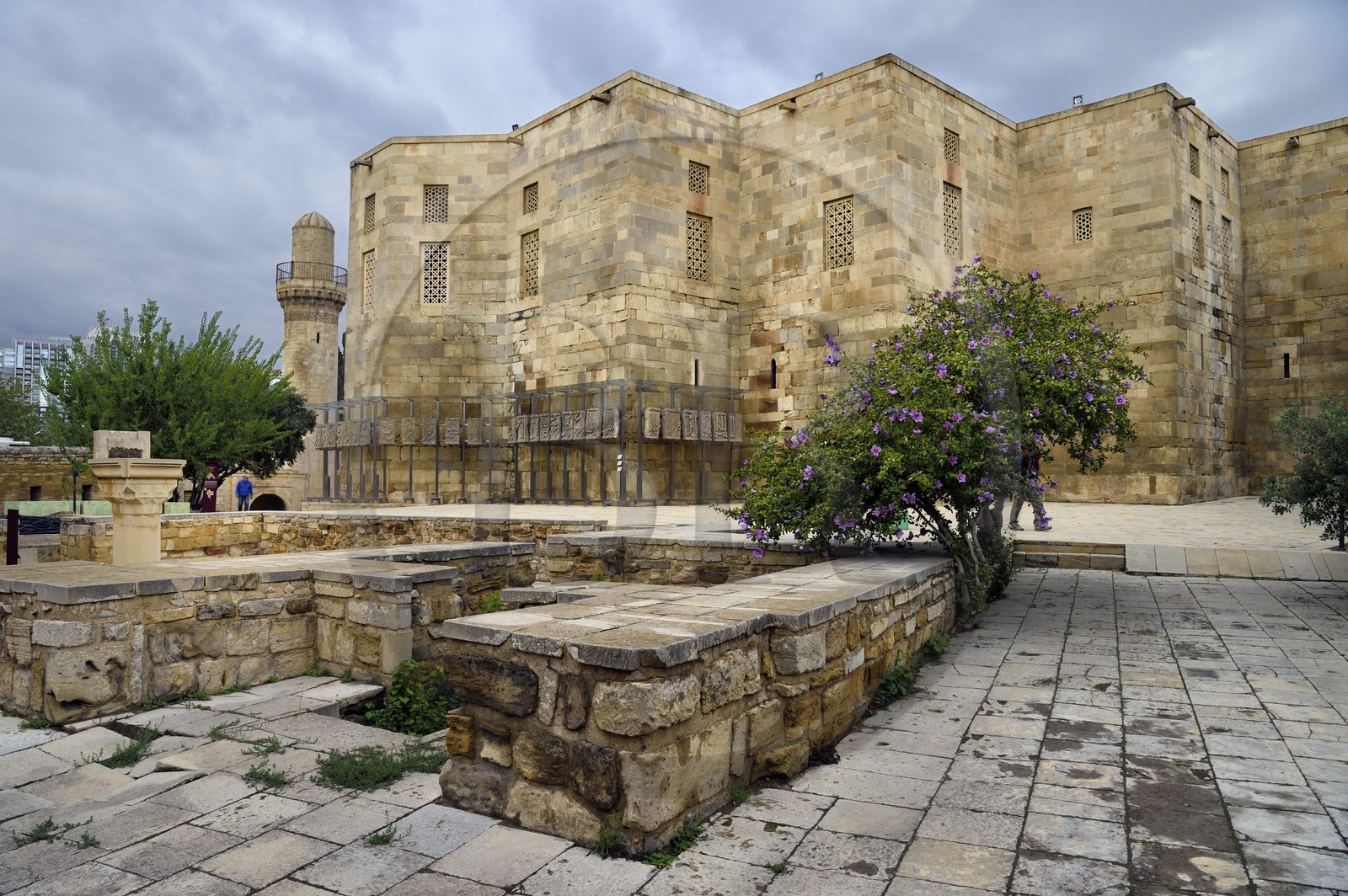 Azerbaijan, Baku, Old City, listed as World heritage by UNESCO, Palace of the Shirvanshahs