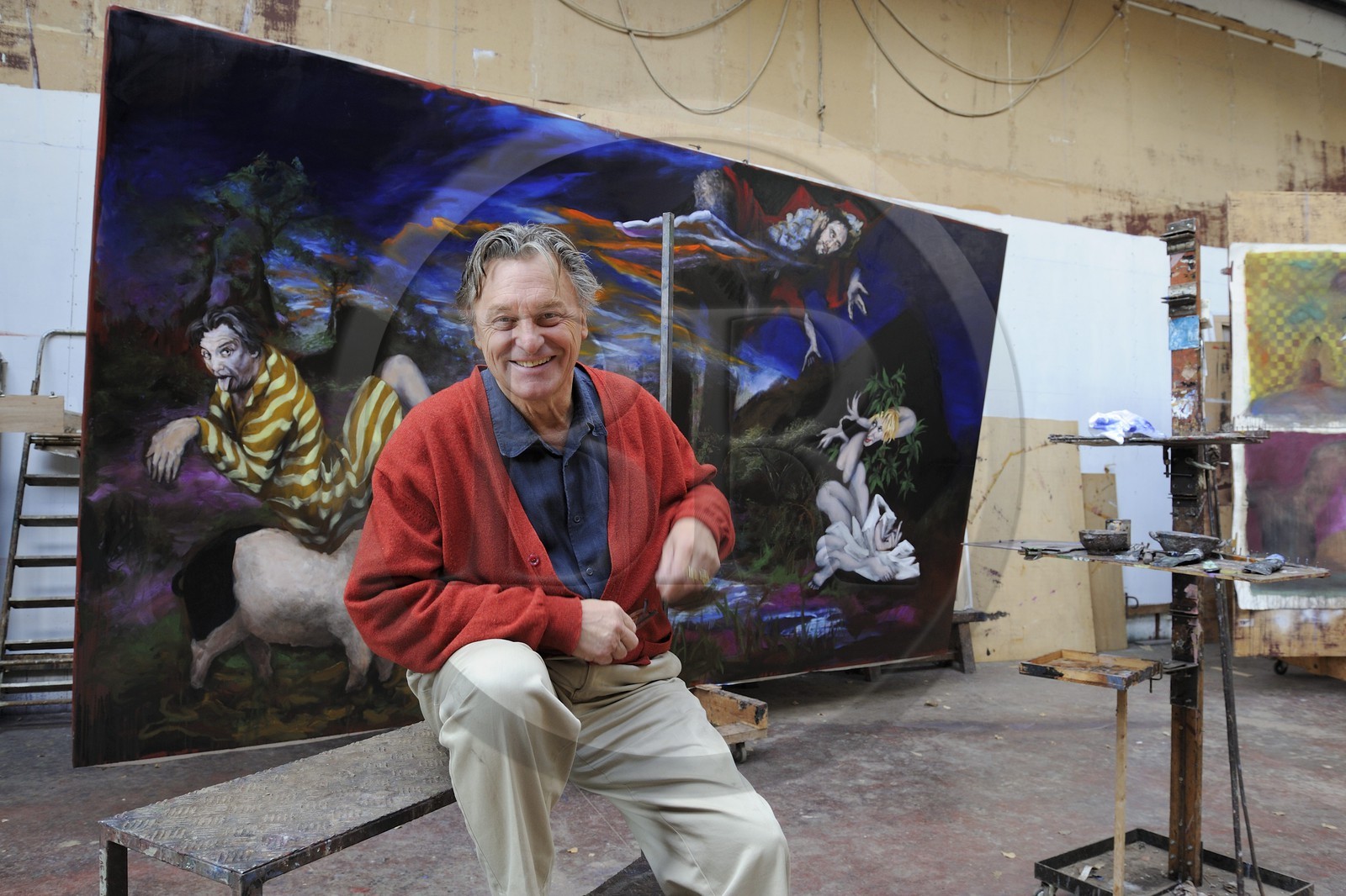 France, Eure (27), Marcilly sur Eure, Gérard Garouste