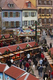 France, Haut Rhin (68), Colmar, Marche de Noel de la place de l'Ancienne Douane