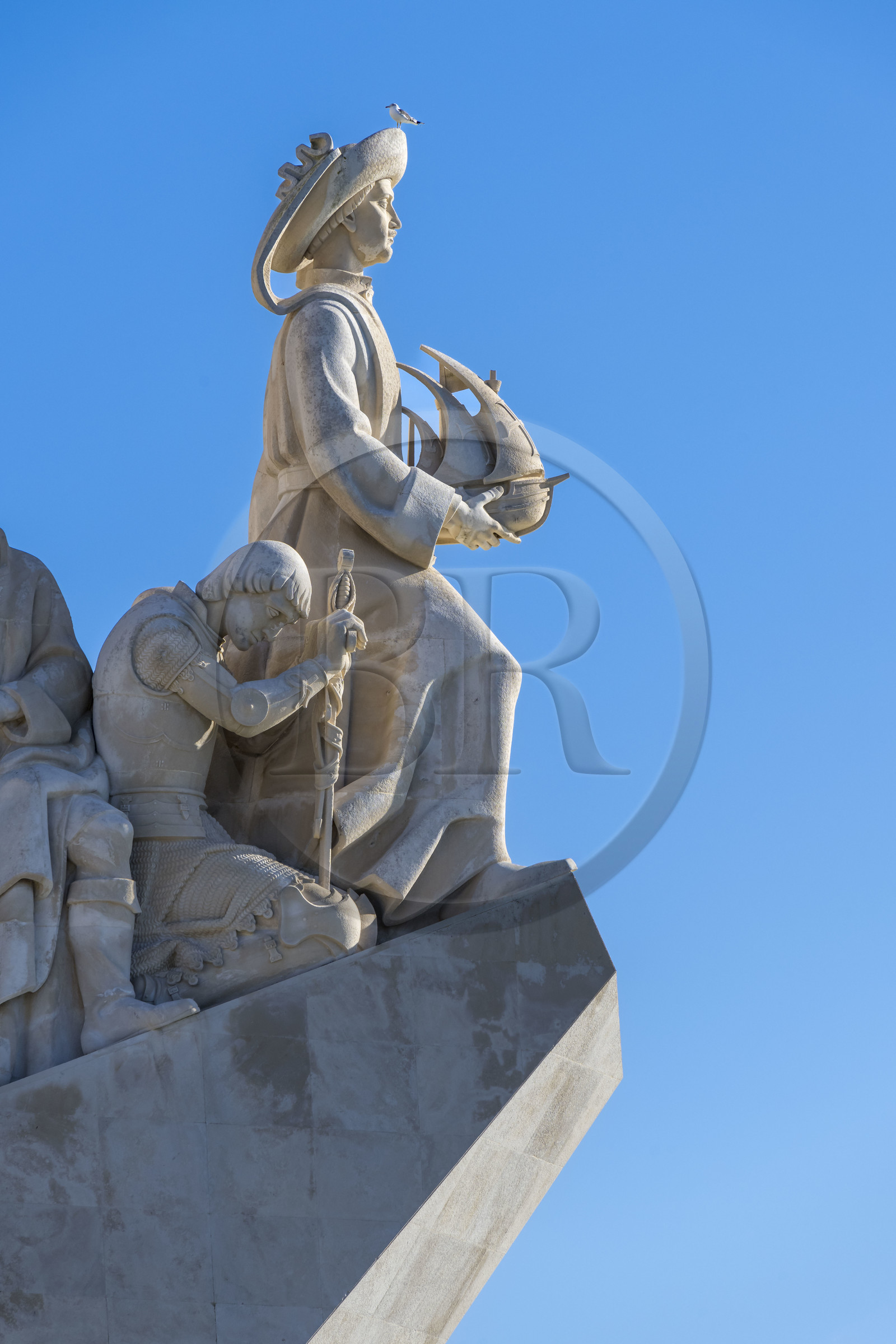 Portugal, Lisbonne, quartier de Belém, Padrao dos Descobrimentos (Monument des Découvertes) datant de 1960