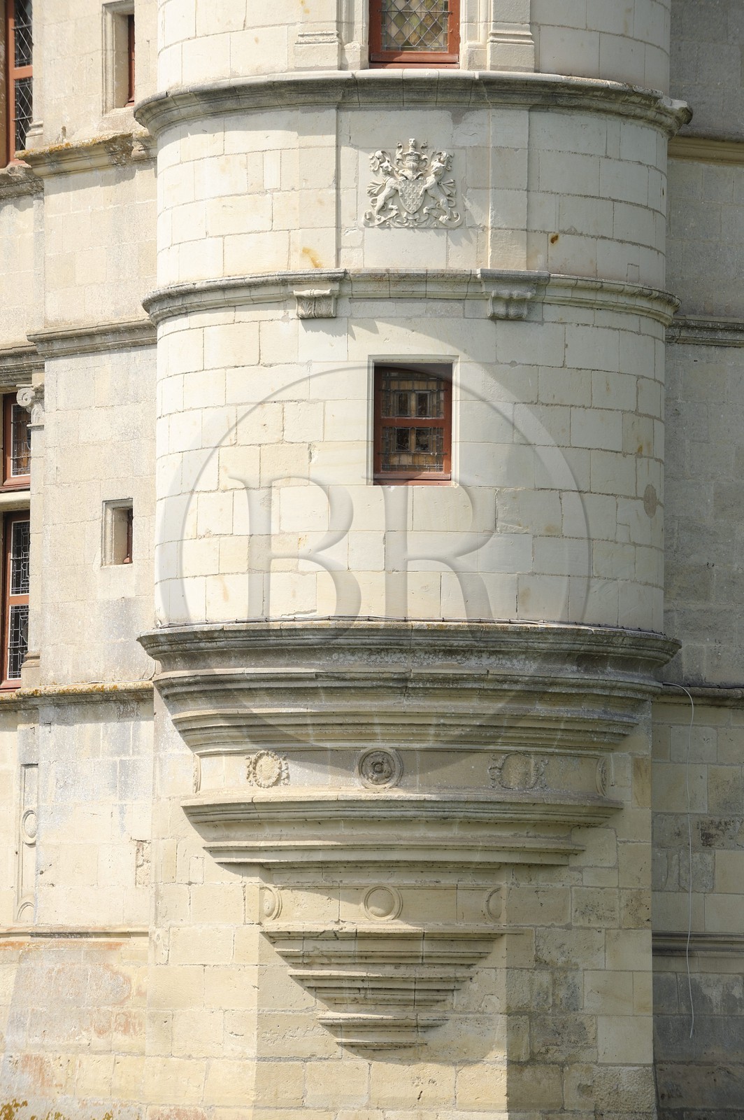 France, Indre-et-Loire (37), Vallée de la Loire classée Patrimoine Mondial de l' UNESCO, château d' Azay-le-Rideau