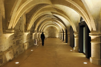 France, Paris, the College des Bernardins, the former Storeroom in the basement