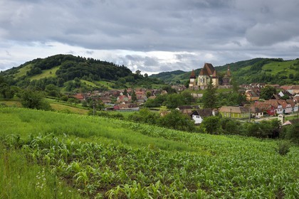 Roumanie, Transylvanie, Biertan, église fortifiée classée Patrimoine Mondial de l'UNESCO
