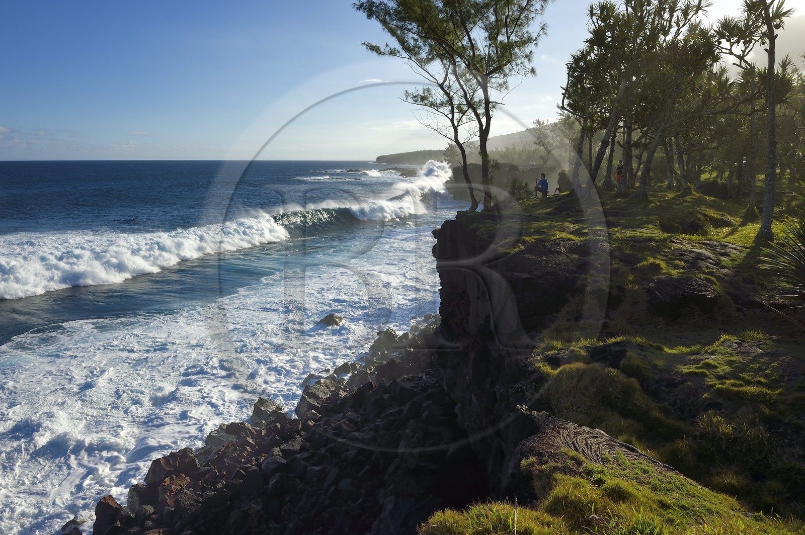France, Ile de la Reunion, Côte Sud, Sainte-Philippe, la côte sud sauvage au Baril