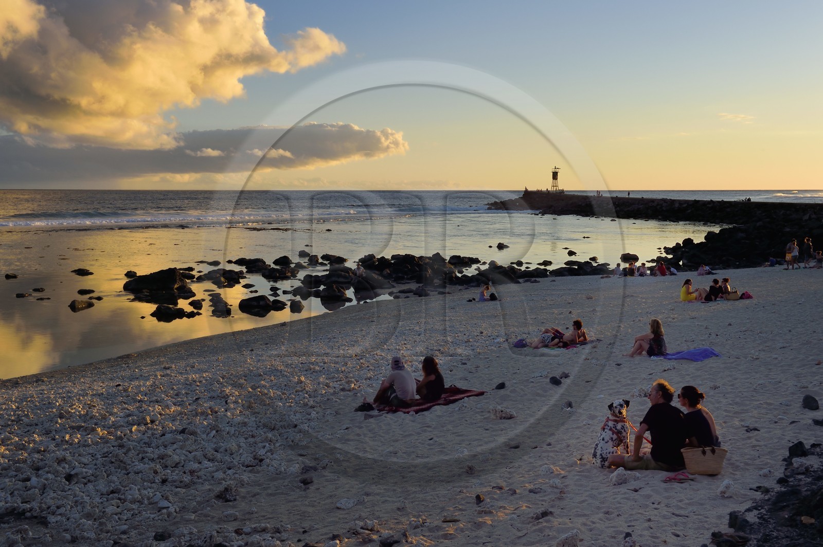 France, Ile de la Reunion, ville de Saint-Pierre, extrémité sud du lagon de Saint Pierre au lieu dit Terre Sainte